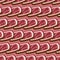 Cured meat slices Pattern seamless . meat delicacy Background