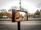 Curious image of a picture in the mirror in London streets