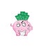 Curious internet meme illustration of savings account pig. money savings