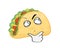 Curious internet meme illustration of Taco