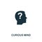 Curious Mind icon. Premium style design from personality icon collection. Pixel perfect Curious Mind icon for web design