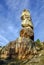 Curious natural rock in the pine forest of Siguenza, Spain