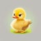 A curious and quirky duckling with its fluffy feathers and adorable waddle can bring a lighthearted and cute touch to a t-shirt