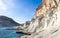 Curious rock cliffs close to Enmedio cove in Cabo de Gata, Spain