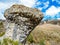 Curious rock promontory in the course of Tarn river, France