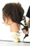 Curling the Practice Head\'s Hair