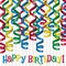 Curling ribbon inspired birthday card