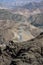 Curly road in the High Atlas mountains in Morocco