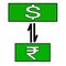 Currency exchange dollar to indian rupee finance stock usd to inr