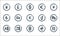 Currency line icons. linear set. quality vector line set such as shekel, thai baht, dollar, hryvnia, dollar, turkish lira, vietnam