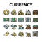 Currency Video Games Collection Icons Set Vector