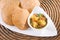 Curry Potato or Potato Masala with Puri