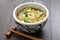 Curry udon, japanese noodles soup dish