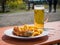 Currywurst and beer