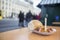 A currywurst in berlin germany