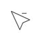 Cursor cancel outline icon