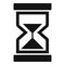 Cursor loading element icon, simple black style