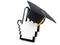 Cursor with mortarboard