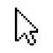 Cursor mouse icon. Cursor pixel pointer arrow. vector web finger click icon