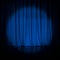 Curtain or drapes blue theater background