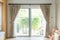 Curtain interior decoration in living room