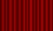 Curtain on stage. Red closed velvet curtain for circus, theatre, scene and club.
