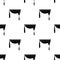 Curtains with drapery on the cornice.Curtains single icon in black style vector symbol stock illustration web.