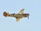 Curtiss P-40 Warhawk Flying on clear sky