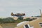 Curtiss P-40 Warhawk Second World War vintage propeller combat fighter plane