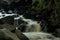 curug gamelan in Salatiga, Central Java. Indonesia. Waerfalls with giant rocks.