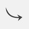 curve arrow icon