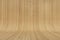 Curved beige wooden parquet backdrop - A good background for displaying objects