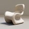 Curved Biomorphic Chair In Octane Render: A Study In Design Architecture
