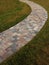 Curved Brick Path