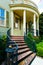 Curved Front Steps to Beautiful home in Southern United States