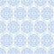 Curved Geometric Pattern In Blue And White