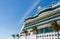 Curved Glass Over Balconies on Luxury Cruise Ship