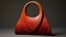 Curved Leather Purse: Stylish Design With Exaggerated Proportions