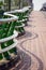 curved railing on a bridge in da nang