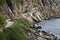 Curved road along Norwegian fjords - Vesteralen