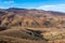 Curved roads in the rif mountains in Morocco