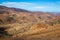 Curved roads in the rif mountains in Morocco