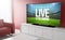 curved television live streaming