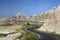 Curvey Road through the Badlands of South Dakota