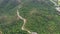 Curvi road aerial view, Doi Inthanon National Park, Thailand