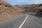 Curving Mountain Road in eastern Washington