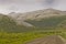 Curving muddy Dempster Highway