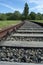 Curving Railroad Track