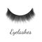 Curving women false eyelashes template realistic vector illustration isolated.