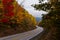 Curvy Autumn Mountain Roads - West Virginia